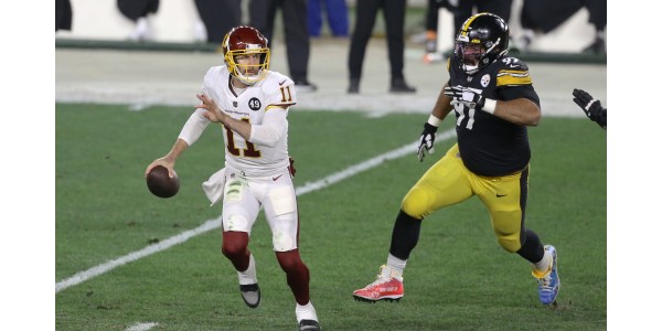 La séquence de 11 victoires consécutives des Steelers de Pittsburgh est interrompue par les Redskins de Washington